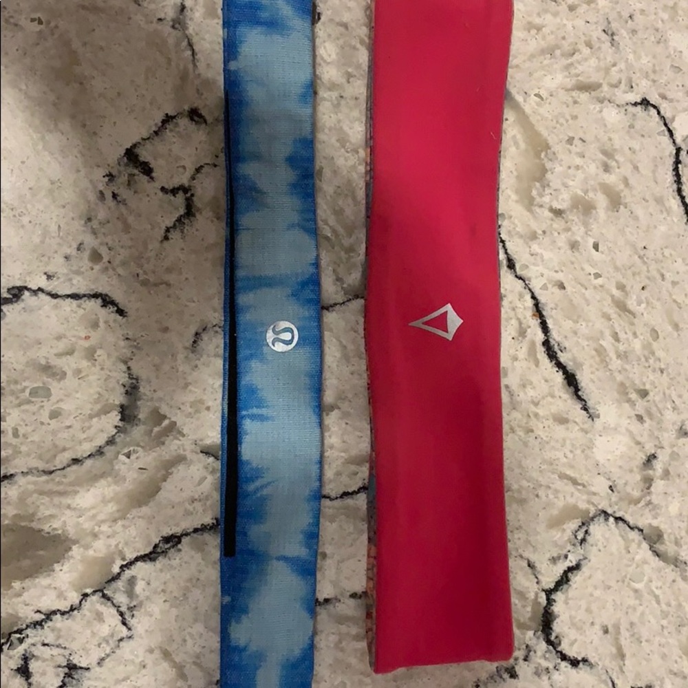 one ivivva reversible and  One Lululemon headband